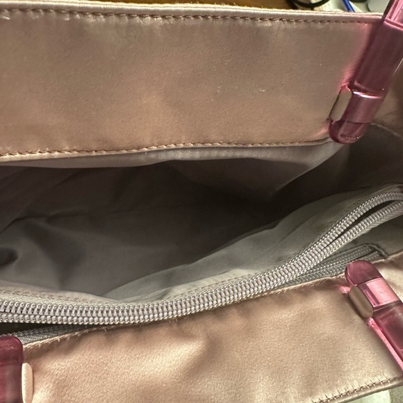 Prada satin tote with duster bag - Picture 4 of 7